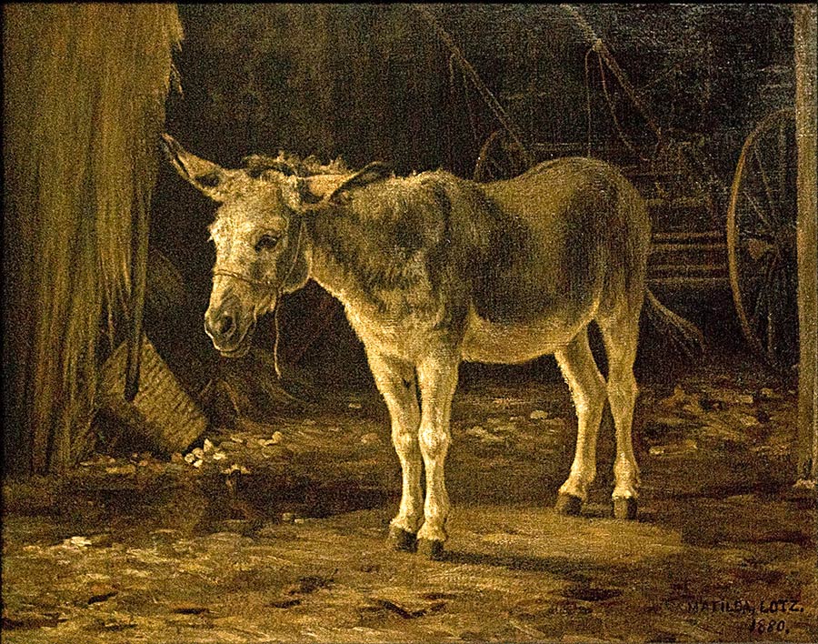 Matilda Lotz "The Donkey" 1880 HST © Lotz House Museum