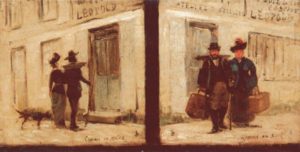 Pochade humoristique de François Clément Sommier