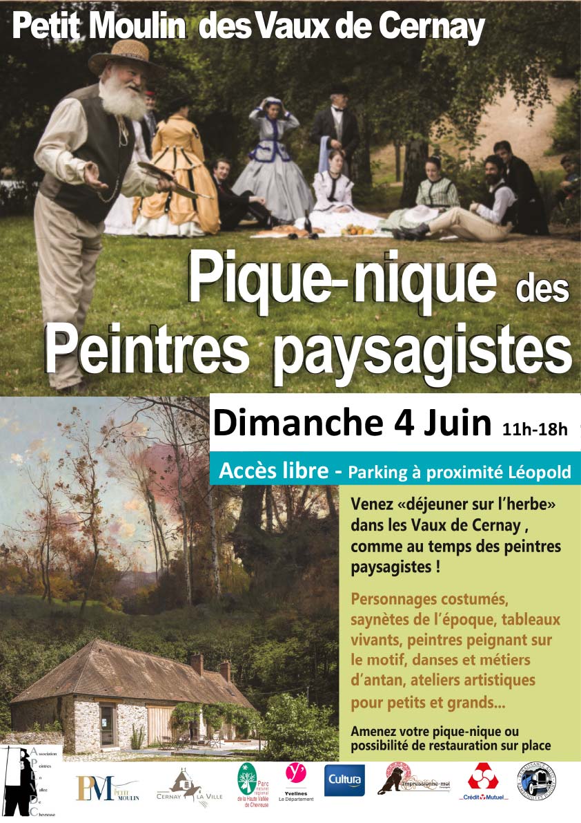 4 juin 2023 Pique-nique des Peintres Paysagistes Petit Moulin des Vaux de Cernay